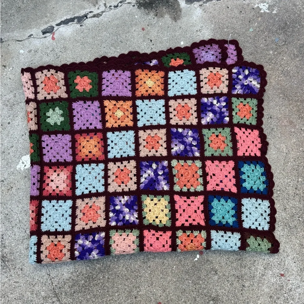 Colorful Crochet Blanket